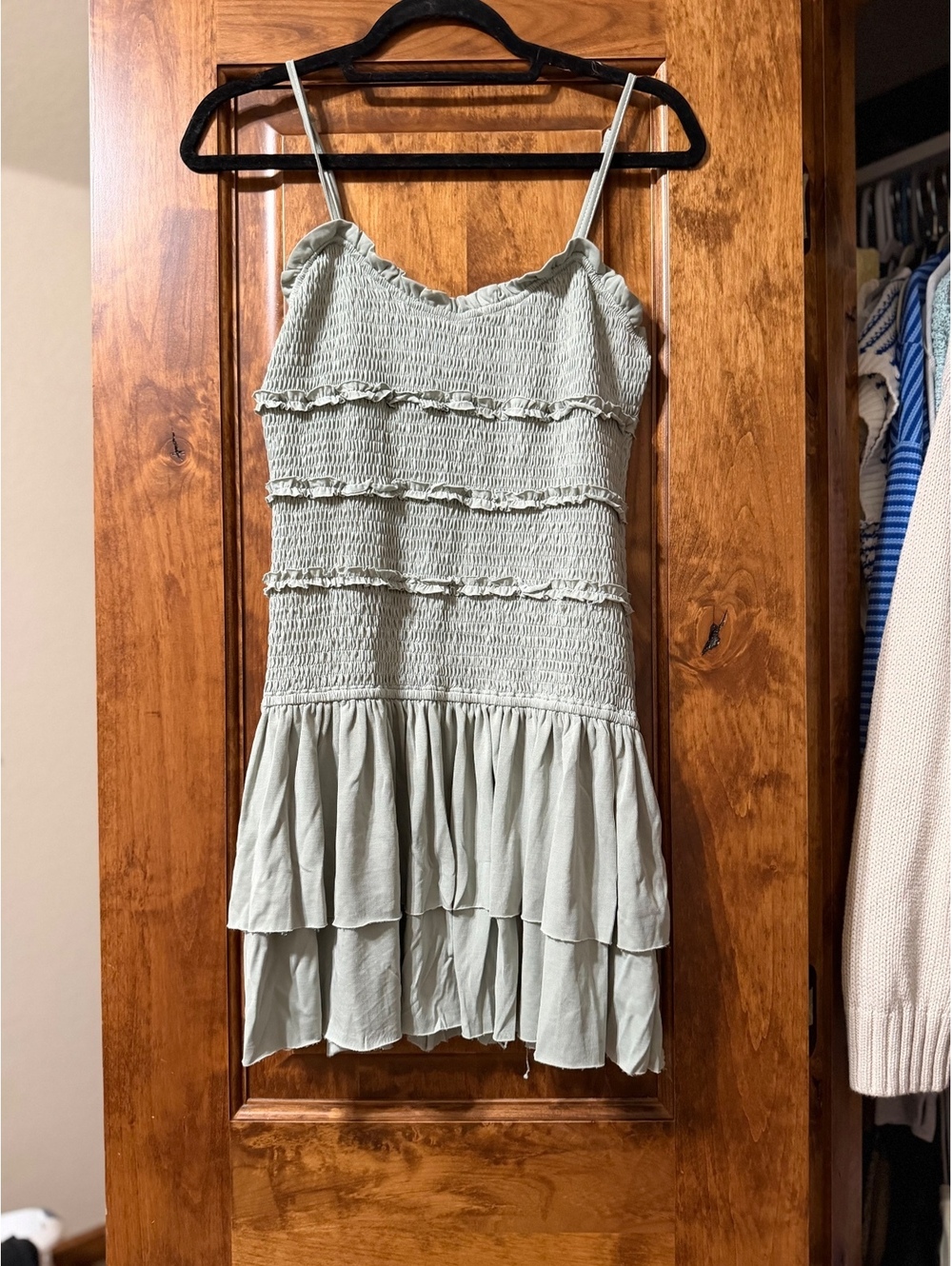 Urban outfitters sage green dress